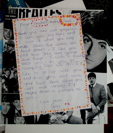 Love letter to Paul, from LOVE LETTERS work.