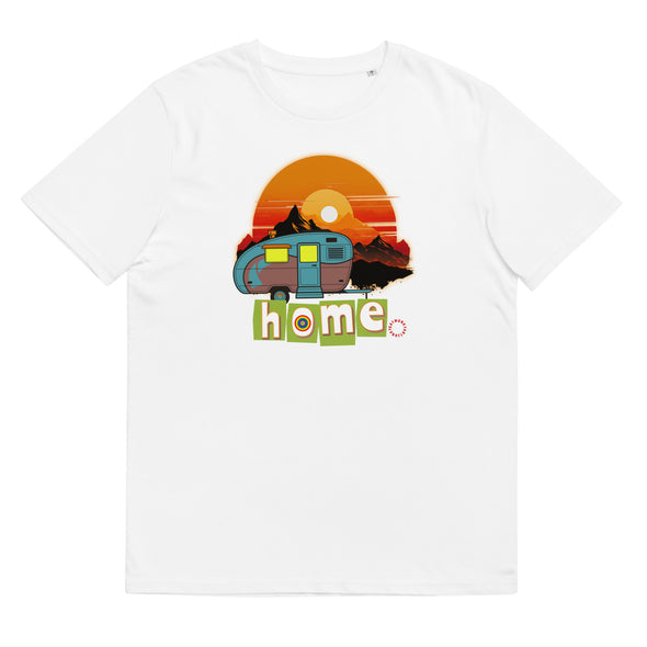 HOME T Shirt . Unisex Organic Cotton T Shirt.