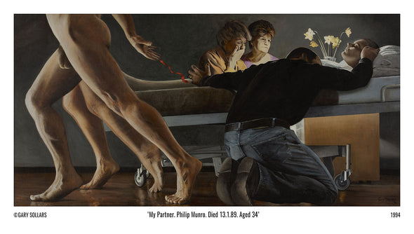 My Partner. Philip Munro. Died 13.1.89. Aged 34.          Giclée Print.        Painted Classics