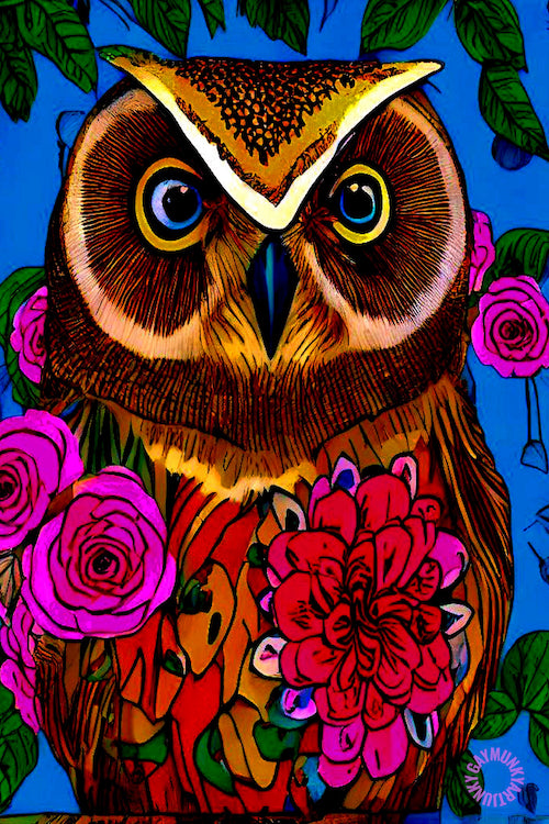 BIG BROWN OWL  Printable download
