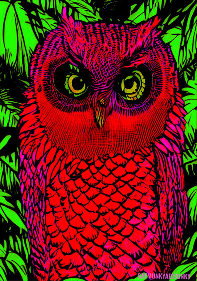 GREEN LEAF OWL  Printable download
