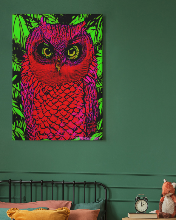 GREEN LEAF OWL  Printable download