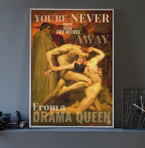 DRAMA QUEEN.  Printable download