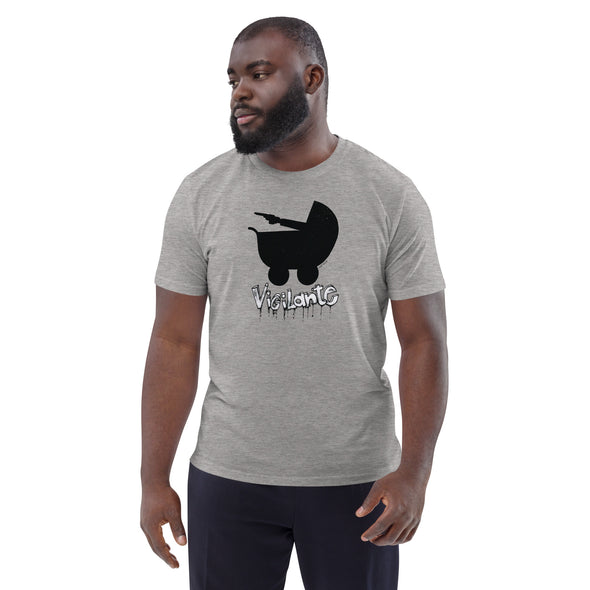 Unisex Organic Cotton T Shirt.    VIGILANTE